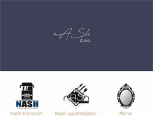 Tablet Screenshot of nash.ba