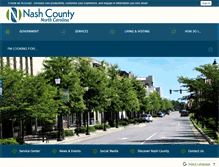 Tablet Screenshot of co.nash.nc.us